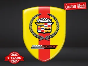 Cadillac Sticker Bombé Course Limité Logo Sport Bombé ST